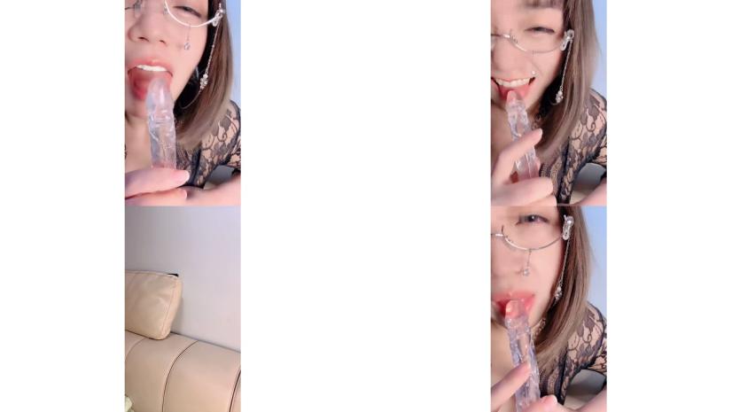 花生酱振动棒深插搞得湿湿 !