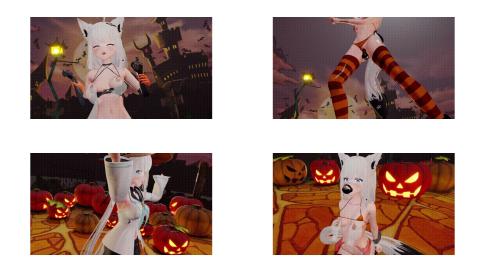 [wem4464] フちゃんでHappy Halloween紳士ハンドkuromaru i