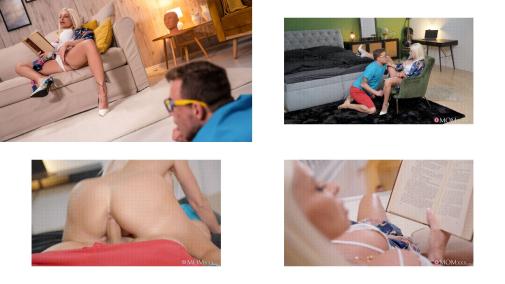 Big tits MILF fucks young creep