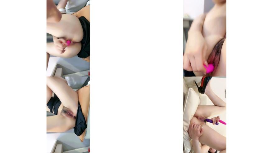 推荐颜值少妇开心话梅大尺度掰逼展示，好身材大长腿，性瘾大，双道具自慰才能高潮2