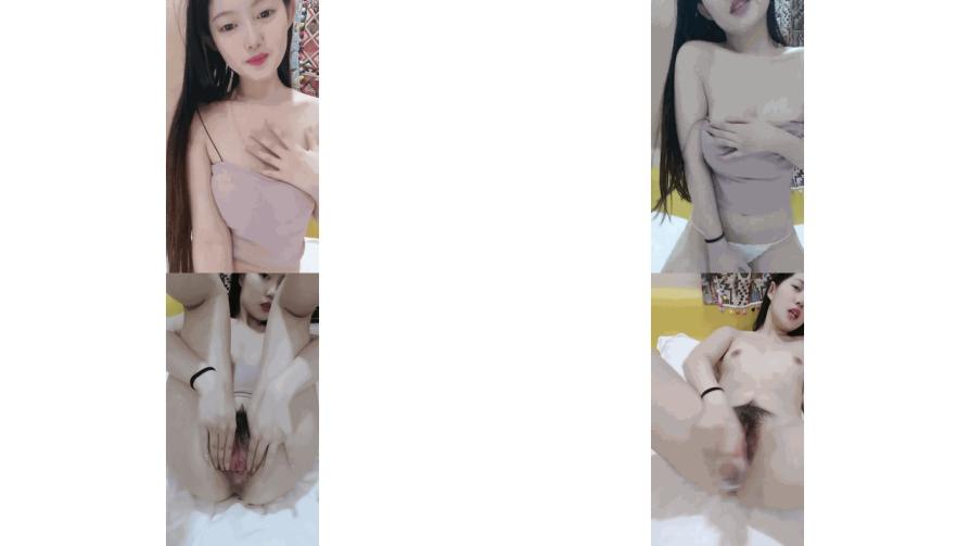 缠绵悱恻的颜值，难让人不爱 这清纯的自慰，表情好勾引人~