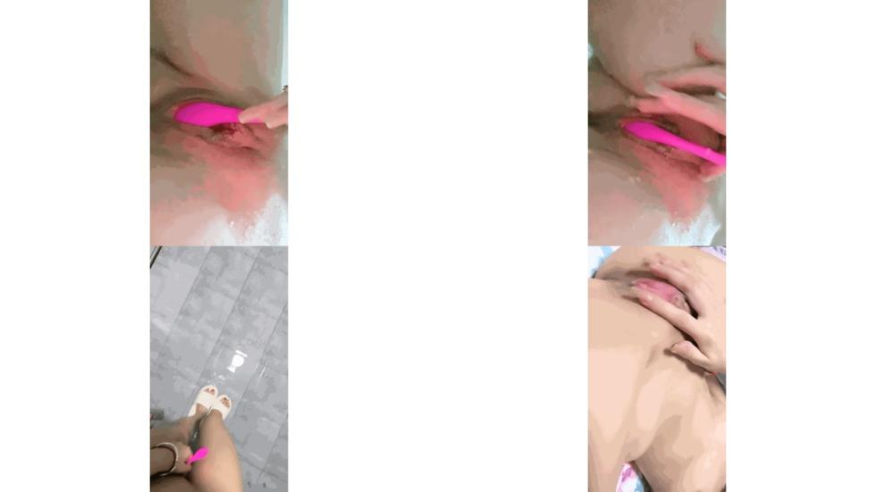 新人美女的诱惑浴室湿身诱惑跳蛋塞穴叫起来好骚，掰穴特写捏奶子，拉扯跳蛋流淫水