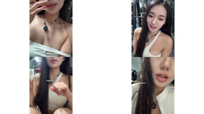 健身女神，jiajia_L，完美露脸，极品御姐胆子大，独自一人在锻炼，跳蛋塞穴，酥胸裸漏，紧张刺激好淫荡