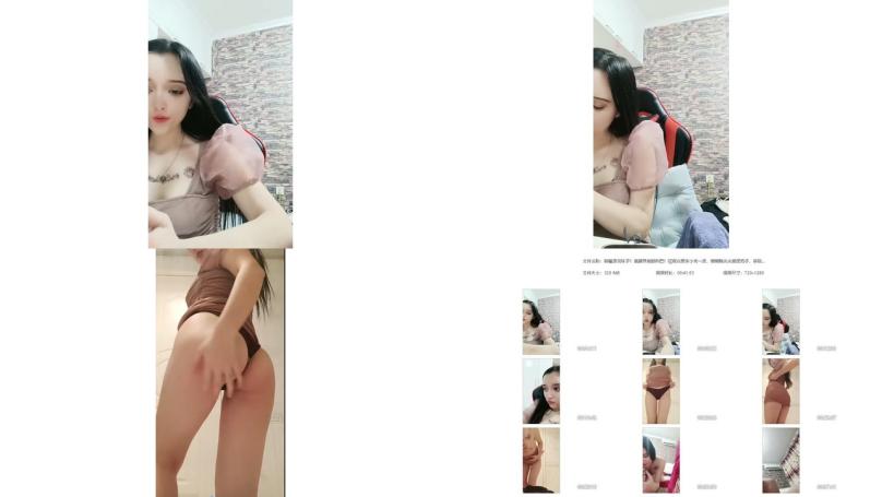 新疆漂亮妹子黃播界迪麗熱巴應觀衆要求小秀一波，慢慢脫光光揉捏奶子，手指拍打小穴掰開特寫