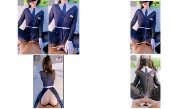 极品身材学姐女神 开档性感连体体操服，几天不操，白虎嫩穴又变紧了撅起小屁股把她粉嫩的小穴塞满