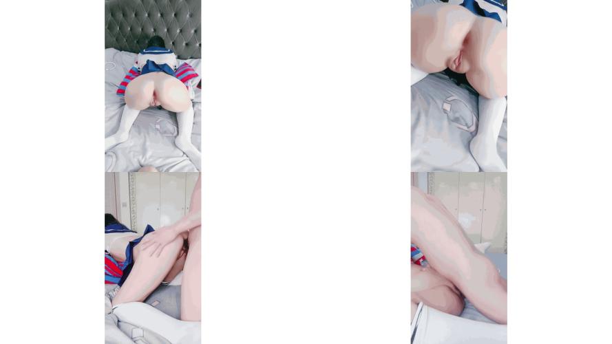 無敵美臀極品尤物幹淨白虎肥穴翹起屁股求操，後入爆操淫水四濺，騎乘位全力輸出