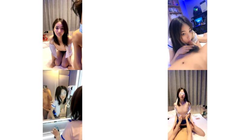 高顔值風騷學妹制服誘惑露臉被小哥蹂躏，揉奶摳逼玩弄口交大雞巴，多體位蹂躏抽插，乖巧聽話表情騷呻吟可射