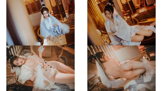 稀有贵圈极品cos推特女神钛合金titi 無生一炁 闲云野鹤脱俗凡物 曼妙胴体粉嫩乳粒 究极国潮风