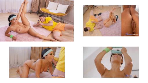 Big tits Italian pre gym sexercise