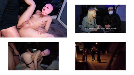 Fucked in van while husband watches