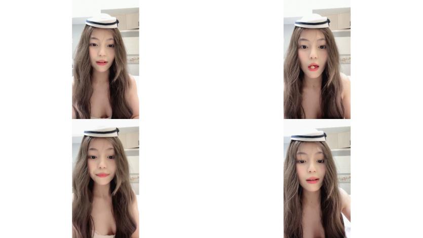 07萝莉喵在家脱衣舞修长美腿奶挺臀翘粉逼逼~G奶粉穴脸点同框~