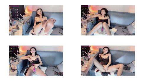 xixi - Stripchat 杨超越既视感女主播 扒开性感黑丝双腿用跳蛋自慰咬手指表情超级魅惑