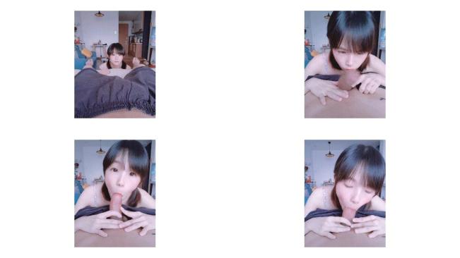 漂亮萌妹子在家吃鸡 无敌可爱的乖宝宝 看着这清澈的小眼神就射了 别说被口了 一泻千里