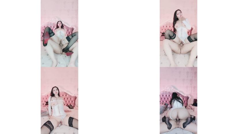 优秀情侣典范宠你的芭比女神骚男屌大 卖力花式啪~