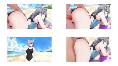 [有洗米のファンティア] 音声付き水着シロコ_先生大好き後背位_ i