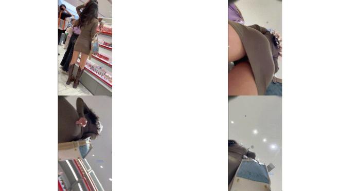 商城抄底高颜值小姐姐 这身材颜值是真的不错 黑骚丁也诱惑