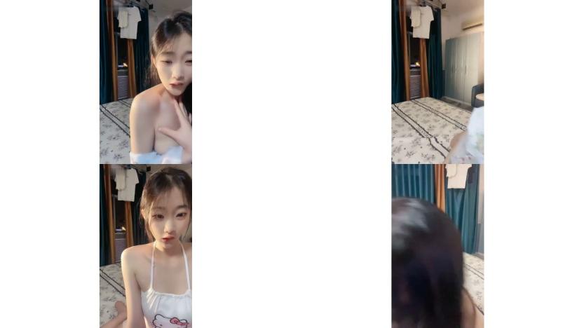 呆呆小羊儿_，堅挺白皙的美乳，，清纯女大学生1