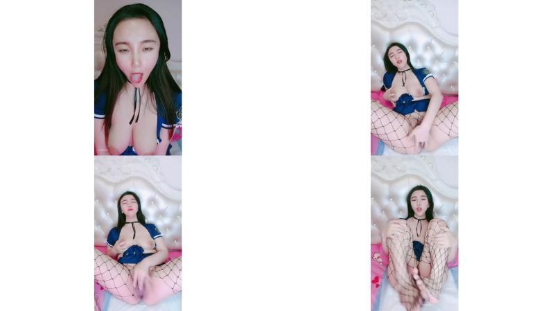 高颜值网红女神 全程露脸全裸大秀 黑丝制服大长腿 道具自慰 合集 2