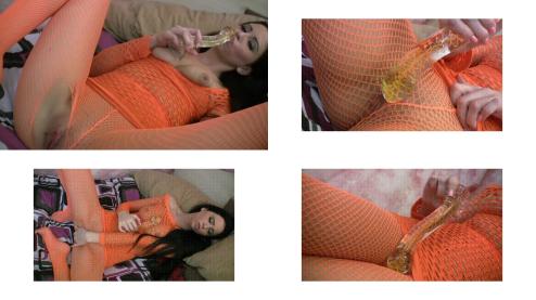 Chloe James Fucks Herself With a Dildo