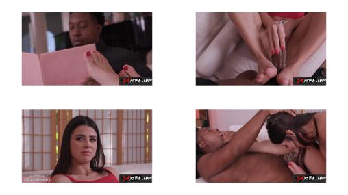DFXTRA - Naughty KYLIE ROCKET to Stepdad 'Fuck My Feet Like That Guy at School_'