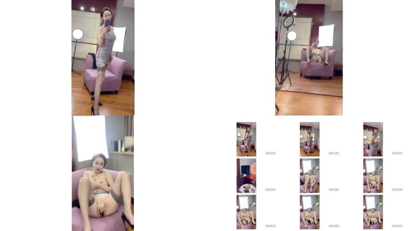逼裏塞絲襪的大美人兒，白富美 瓜子臉，豐胸美乳，黑絲塞逼裏，淫聲尖叫