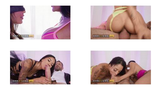 BRAZZERS - The Official Egypt Vanessa Sky Finally Meet Their Mystery Cock For A Wild Threesome
