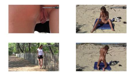 cute 18 year girl with perfect body naked at beach