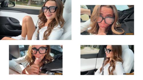 Amateur Stepsis Needs Driving Lessons Fucks In Car - Nikki Nicole - Luke Cooper