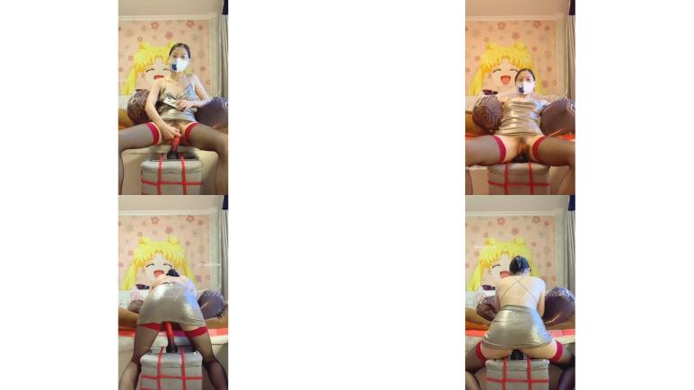 -知性眼镜反差御姐斯芬克斯最新VIP群福利，道具自慰榨白浆