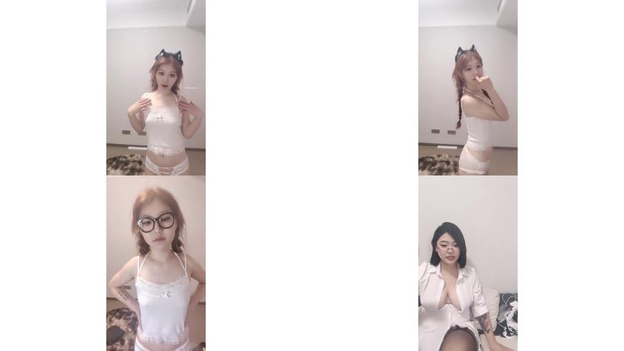 -推荐 颜值嫩妹猫猫猫咪双女拉拉互玩，一个奶比头大，一个白虎一线天，滴蜡道具互插样样来1