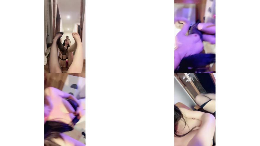 苏苏呀面容姣好- 骚逼水多多自己抠道具插特写展示1