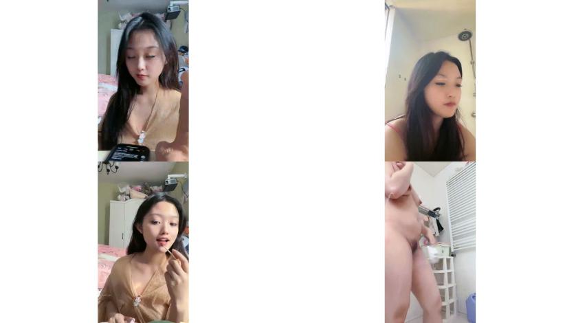 D杯小白 可爱学妹主播 露脸直播道具大秀合集1