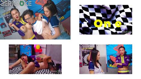 JERKAOKE _ Sexy Asian Orgy At Racing School