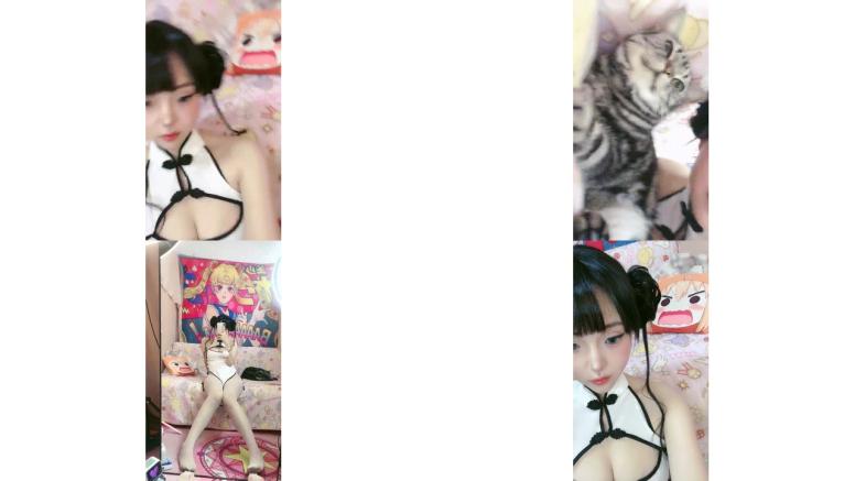 甜甜起司橘___肉嘟嘟丰满小美女透明白内包裹肥臀黑森林366