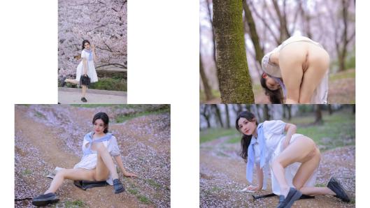 極品露臉私拍桃暖醬 在去上學的路上 美少女洋溢青春淫情 戶外露出美妙胴體 美景佳人櫻花粉嫩穴更粉44