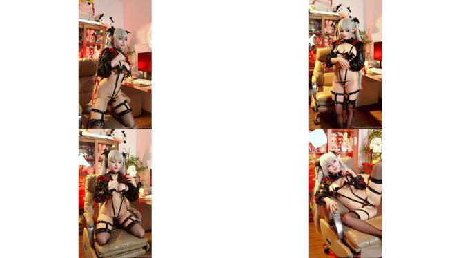 极品童颜巨乳百变福利姬【yuumeilyn虞梅】最新作品，cos蔚蓝档案银镜伊织自慰啪啪内射无水印4k原版81