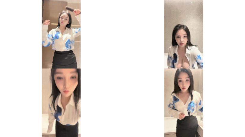 羞羞答答偶尔露下脸，一眼美女，模特身材曼妙可人，私密处一览无余2133