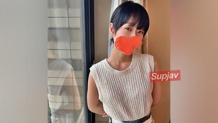 首次拍摄露脸，装作没意思却敏感的女大学生，厕所后酒店追击中出