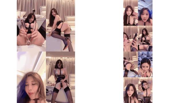 网红女神 爆乳白虎美穴 吊带黑丝高跟鞋喷水大秀6581