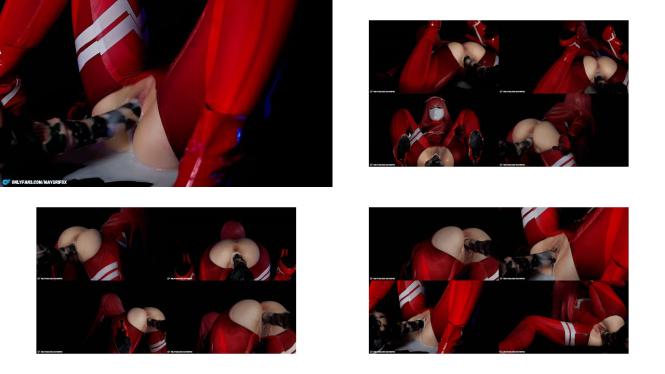 Zero Two and the creamy overflow from a huge monster cock