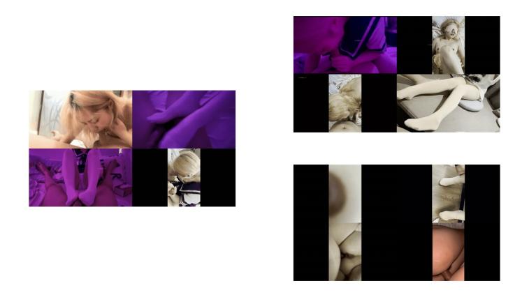 高颜值白嫩金发女大生恋上花臂痞子男，各种露脸调教无套性爱自拍128