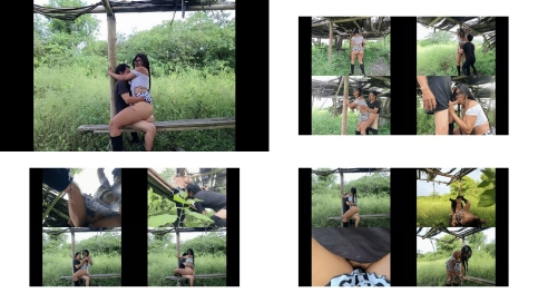 Perverted old man fucks his beautiful, big-assed, big-titted stepdaughter in the countryside