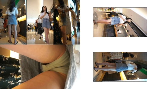 商场抄底牛仔裙大眼美女 逼毛茂盛阴唇肥厚从小内内里跑了出来 看的鸡儿硬 1080p高清无水印