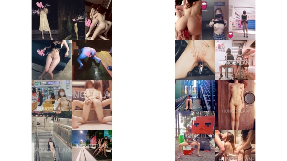 最新流出推特网红美少女嫩妹hungerlan户外露出自摸与富二代3p淫乱生活自拍