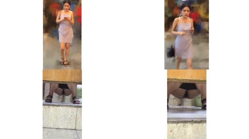 看着挺漂亮的一个美女没想到bb这么黑