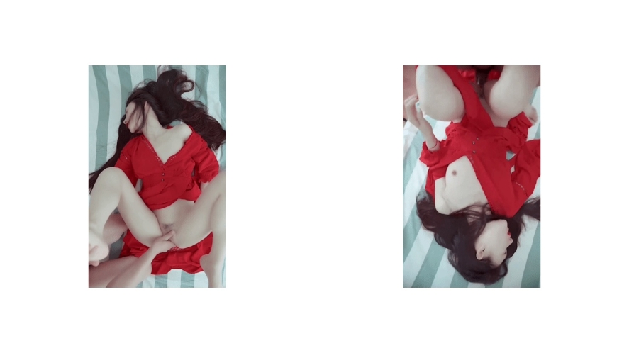 灌醉绝世美鲍红衣少妇进行迷奸，被大屌进进出出的狂艹，太刺激了89