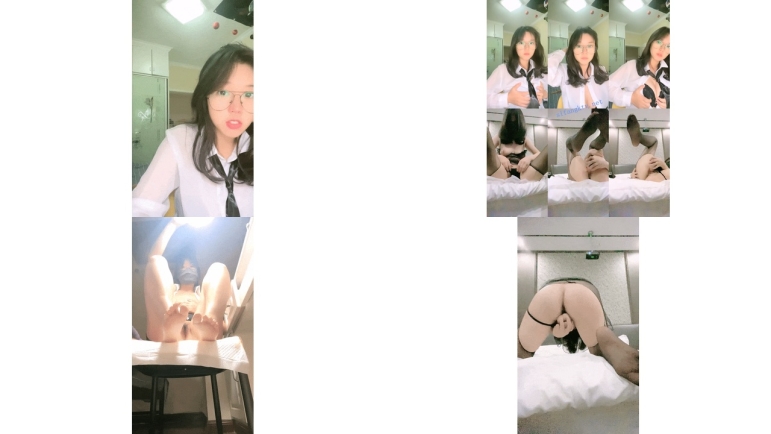 走出这片海，清纯学妹，邻家乖乖女这么浪，好大反差，小逼的水真多一直流65