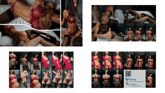 Red lingerie, burgundy lingerie, anal sex, hard anal, anal in pantyhose, anal in stockings, squirt