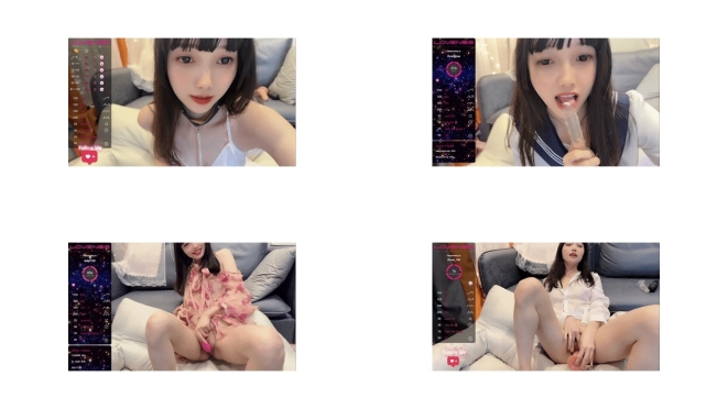撸管佳作~kekexixi20歲清純學生妹~戀愛校花類型~道具自慰26