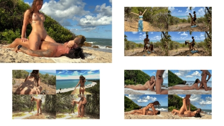 Caught having sex Anal by the seaside Public blowjob Amateur compilation